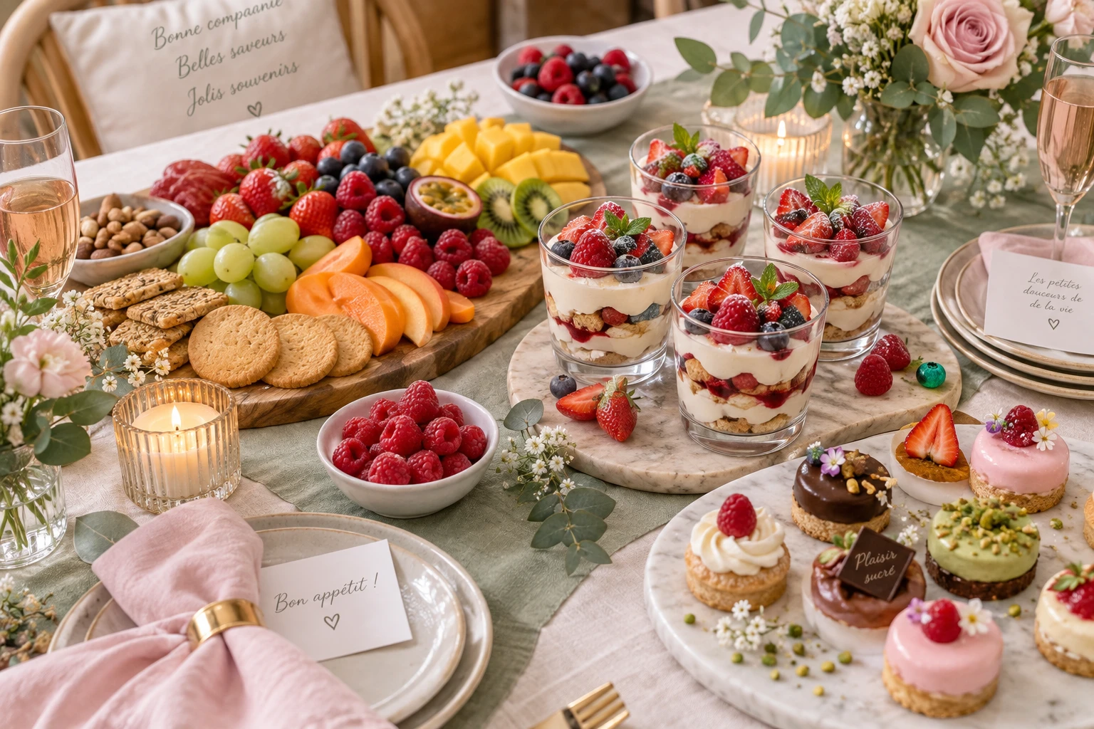 Apéro dinatoire dessert : mes idées faciles et à l&rsquo;avance