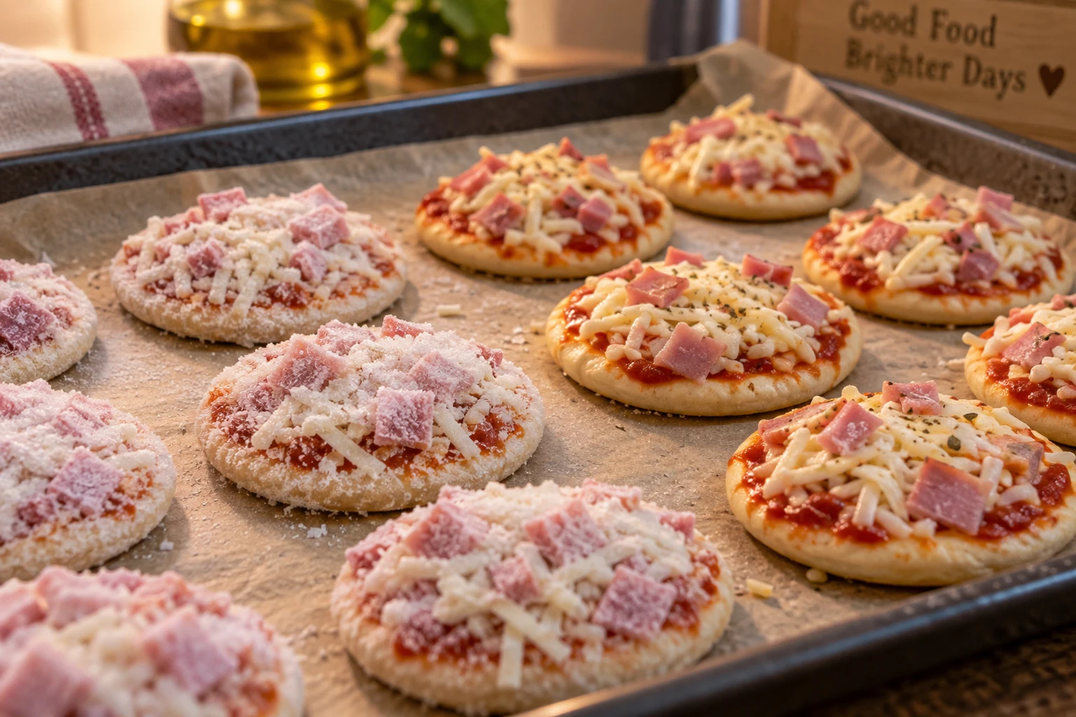 Mini pizza apéro à congeler : la méthode qui tient vraiment